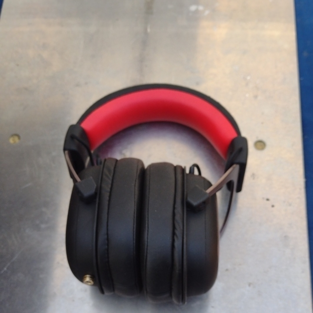 RED Dragon Black and Red Over-Ear Headphones NWOT